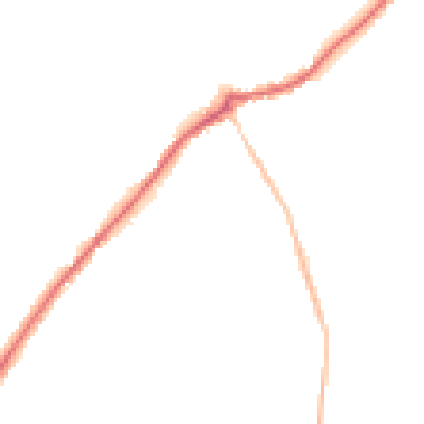 Night-time road noise heatmap for CT7 0BZ
