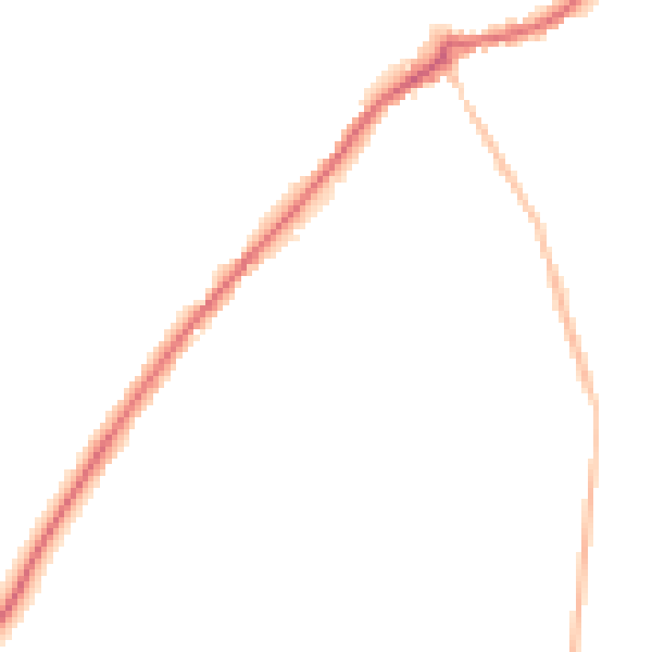 Night-time road noise heatmap for CT7 0DJ