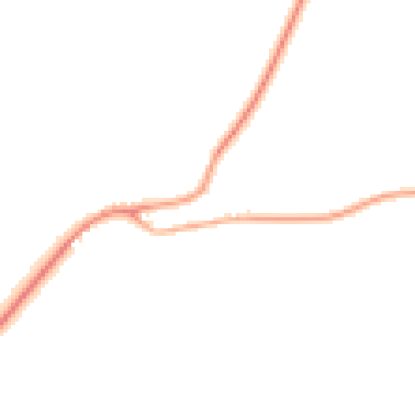 Night-time road noise heatmap for CT7 0ER