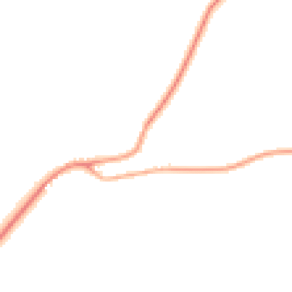 Night-time road noise heatmap for CT7 0ES