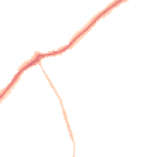 Night-time road noise heatmap for CT7 0EX