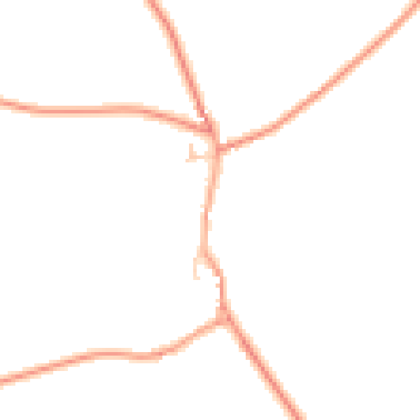 Daytime road noise heatmap for CT7 0JA