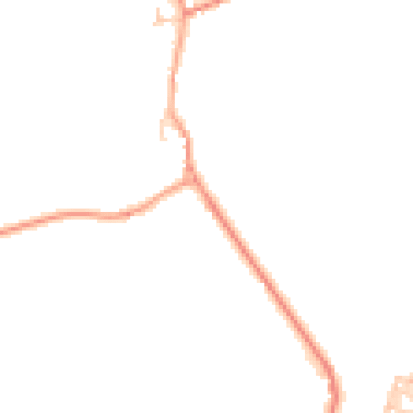 Daytime road noise heatmap for CT7 0JB