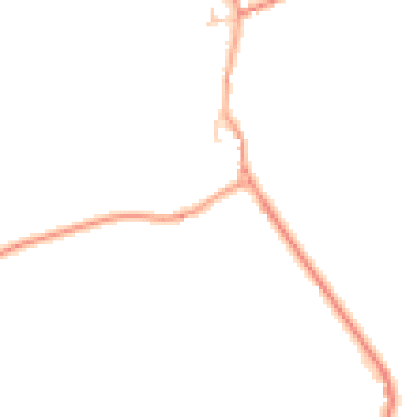 Daytime road noise heatmap for CT7 0JD