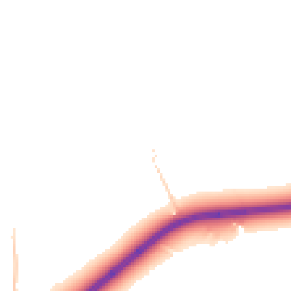 Daytime road noise heatmap for CT7 0LY