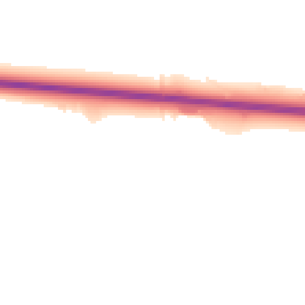 Night-time road noise heatmap for CT7 0NJ