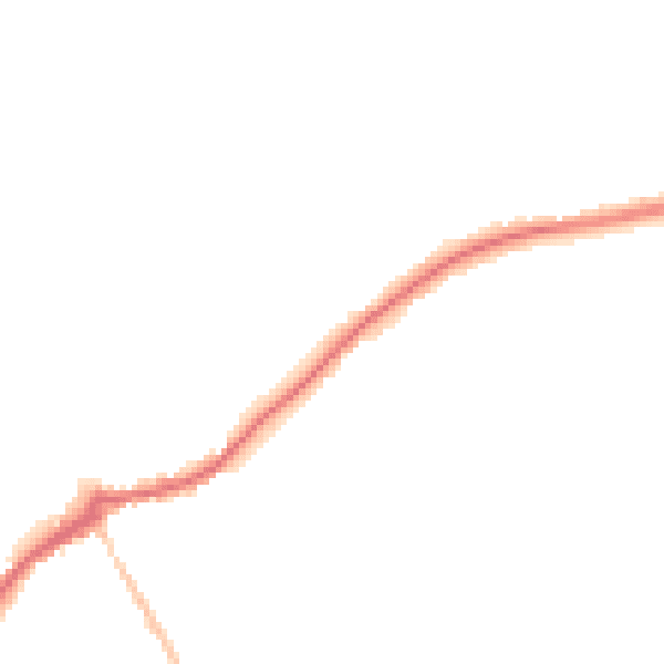 Night-time road noise heatmap for CT7 9BN