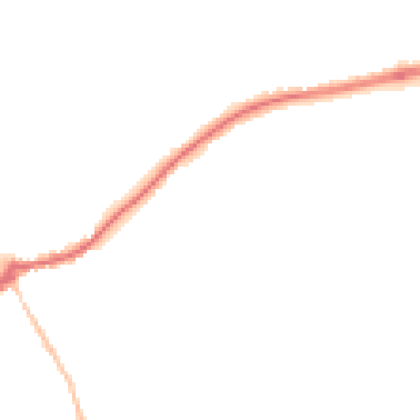 Night-time road noise heatmap for CT7 9DF