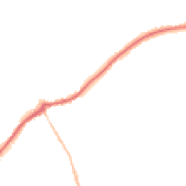 Night-time road noise heatmap for CT7 9DX