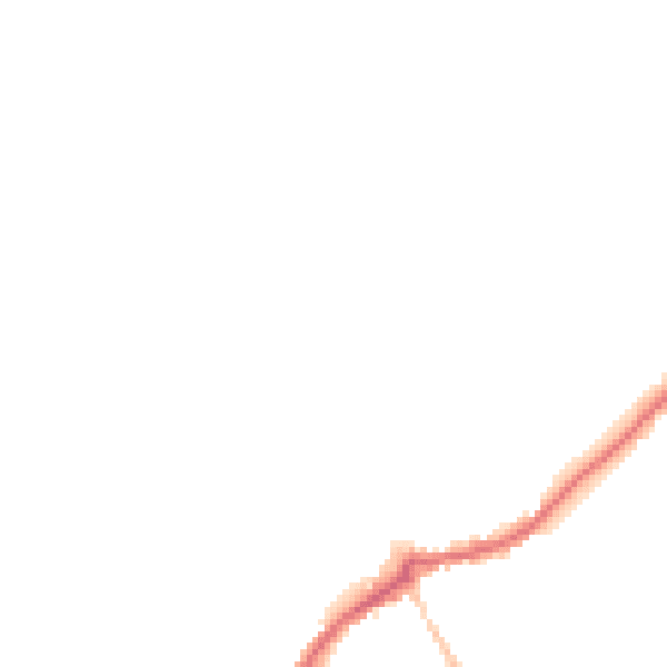Night-time road noise heatmap for CT7 9EG