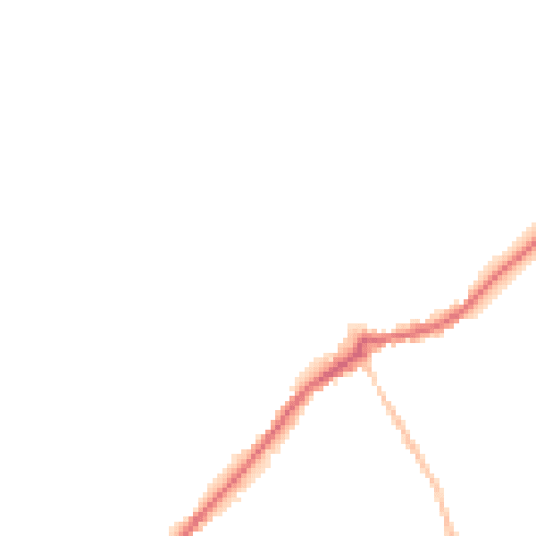 Night-time road noise heatmap for CT7 9FA