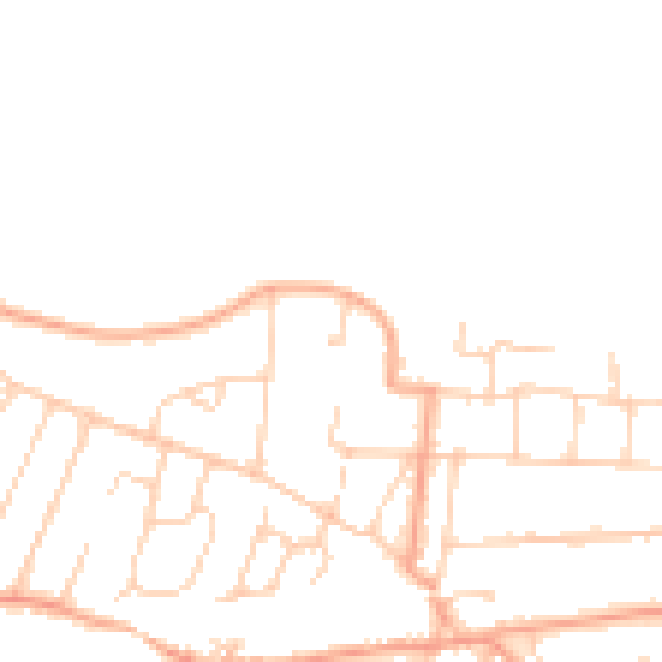 Daytime road noise heatmap for CT7 9LP