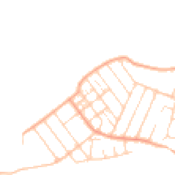 Daytime road noise heatmap for CT7 9NL