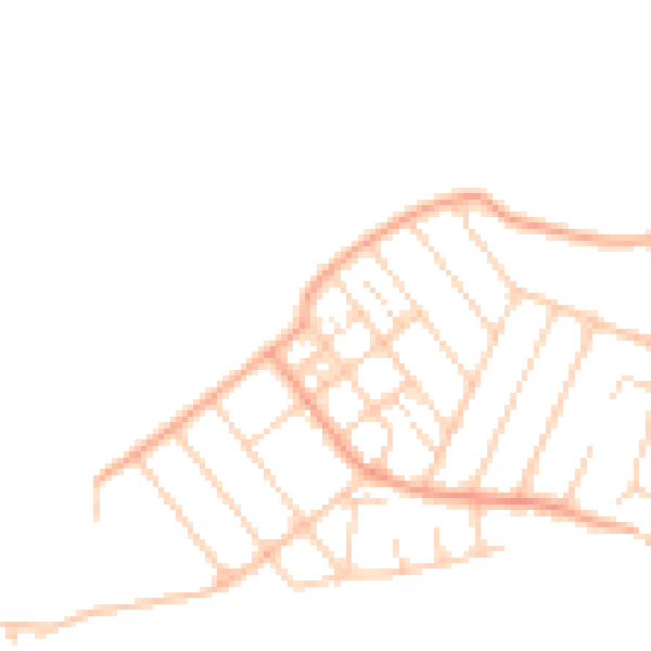 Daytime road noise heatmap for CT7 9QY