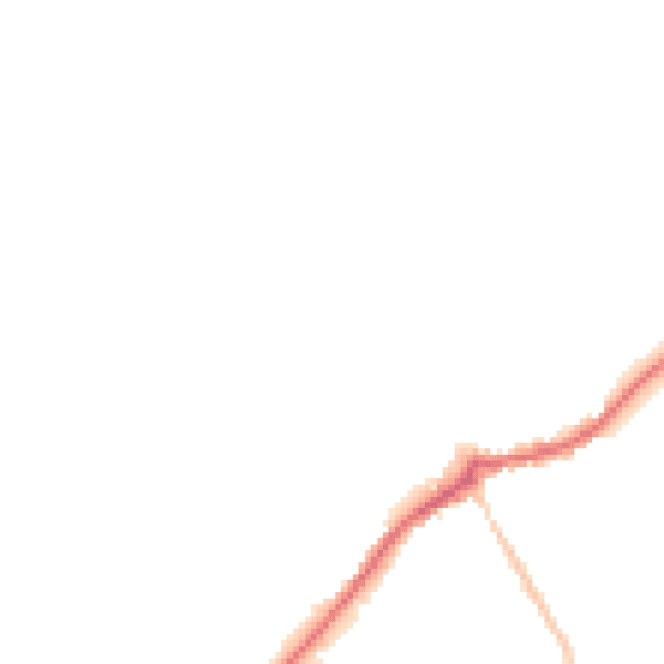 Night-time road noise heatmap for CT7 9RA