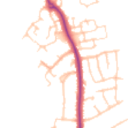 Daytime road noise heatmap for CV10 0AF