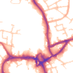 Daytime road noise heatmap for CV10 0AP