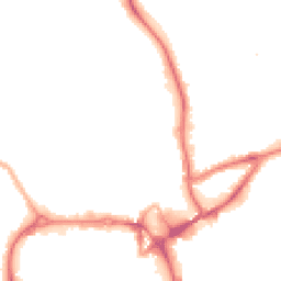 Night-time road noise heatmap for CV10 0AP