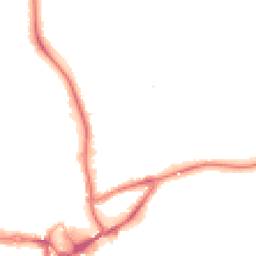 Night-time road noise heatmap for CV10 0BB