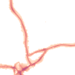 Night-time road noise heatmap for CV10 0BD