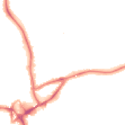 Night-time road noise heatmap for CV10 0BE