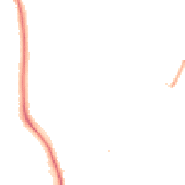 Night-time road noise heatmap for CV10 0BH