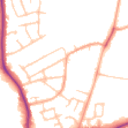 Daytime road noise heatmap for CV10 0DD