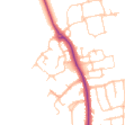 Daytime road noise heatmap for CV10 0DG