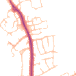 Daytime road noise heatmap for CV10 0DH