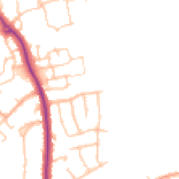 Daytime road noise heatmap for CV10 0DL