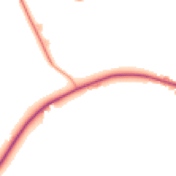 Daytime road noise heatmap for CV10 0QN