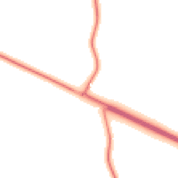 Night-time road noise heatmap for CV10 0RY