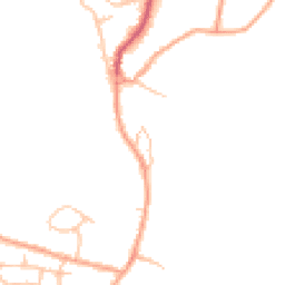 Daytime road noise heatmap for CV10 0SF
