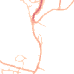 Daytime road noise heatmap for CV10 0SQ