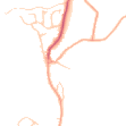 Daytime road noise heatmap for CV10 0SR