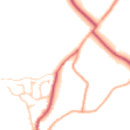 Daytime road noise heatmap for CV10 0TB