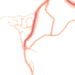 Daytime road noise heatmap for CV10 0TG