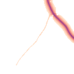 Daytime road noise heatmap for CV10 0TN