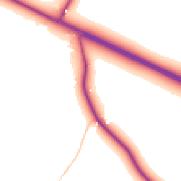 Daytime road noise heatmap for CV10 0TS
