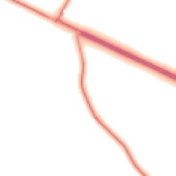 Night-time road noise heatmap for CV10 0TS