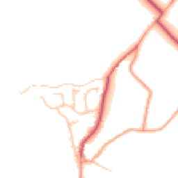 Daytime road noise heatmap for CV10 0UJ