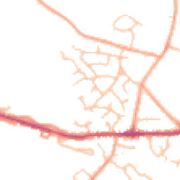 Daytime road noise heatmap for CV10 0XH