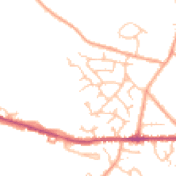 Daytime road noise heatmap for CV10 0XL
