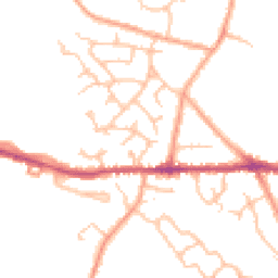 Daytime road noise heatmap for CV10 0XP