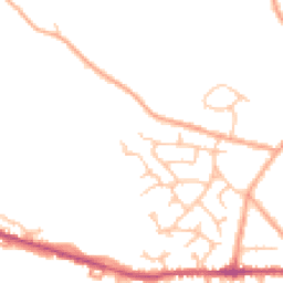 Daytime road noise heatmap for CV10 0XS