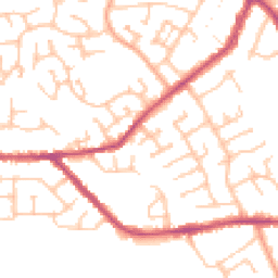 Daytime road noise heatmap for CV10 7DT