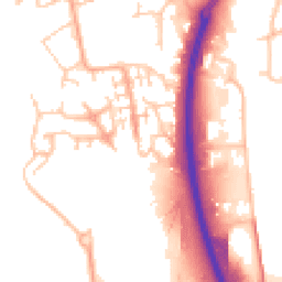 Daytime road noise heatmap for CV10 7GP