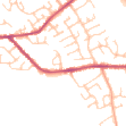 Daytime road noise heatmap for CV10 7HH