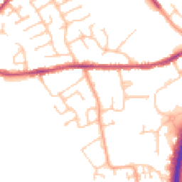 Daytime road noise heatmap for CV10 7HP