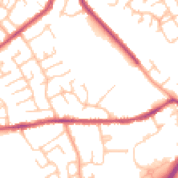 Daytime road noise heatmap for CV10 7LF